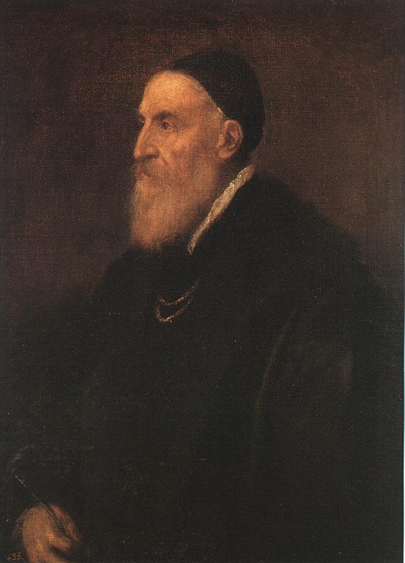  Titian Self Portrait oil painting image
